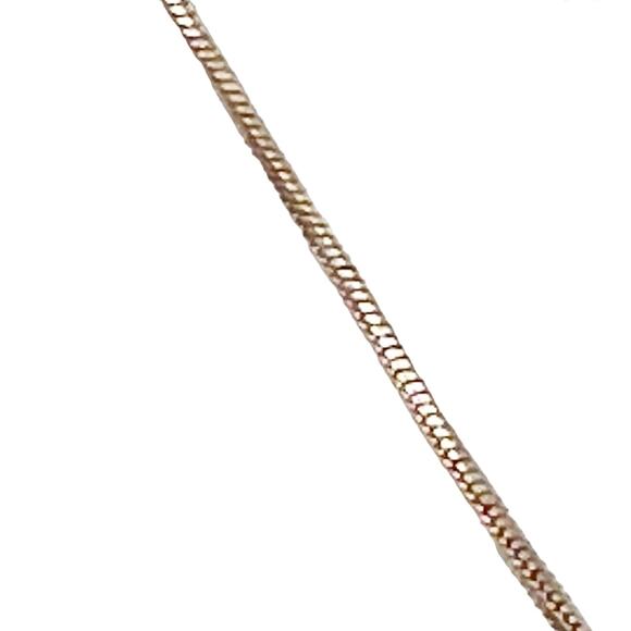 Necklace Rose Gold Rhinestone Tree of Life Necklace 18" - Picture 5 of 6